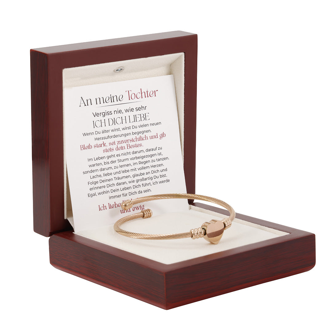 Herzarmband - Liebe dich für immer "Für meine Tochter"