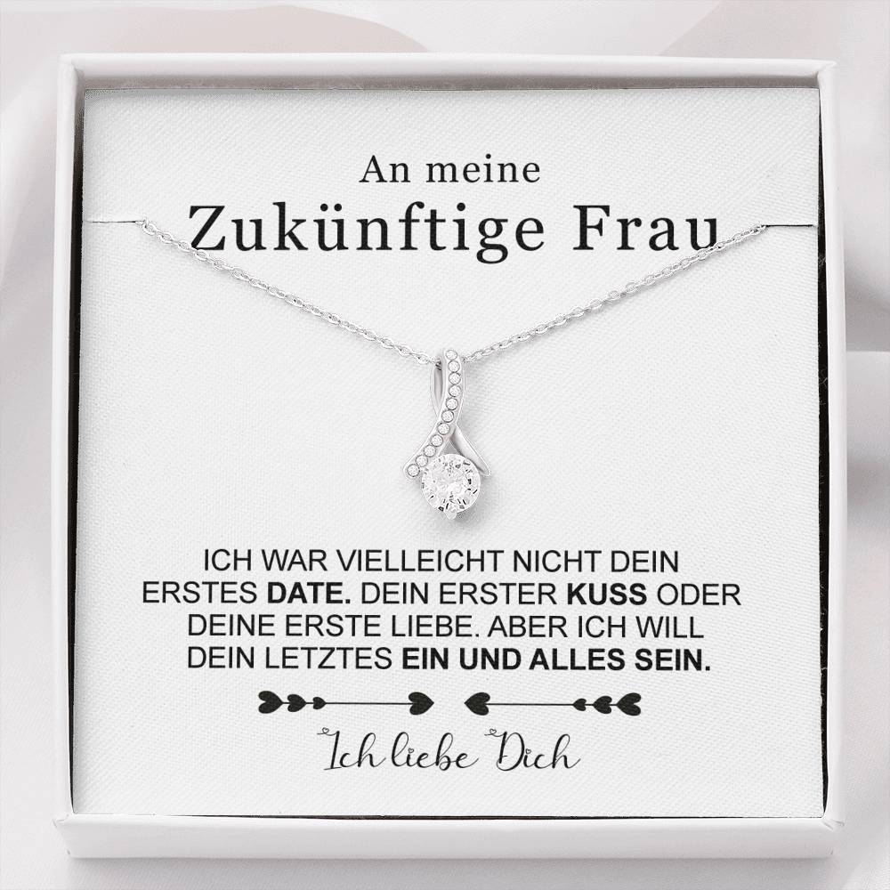 Sterling Silber Halskette - An meine zukünftige Frau
