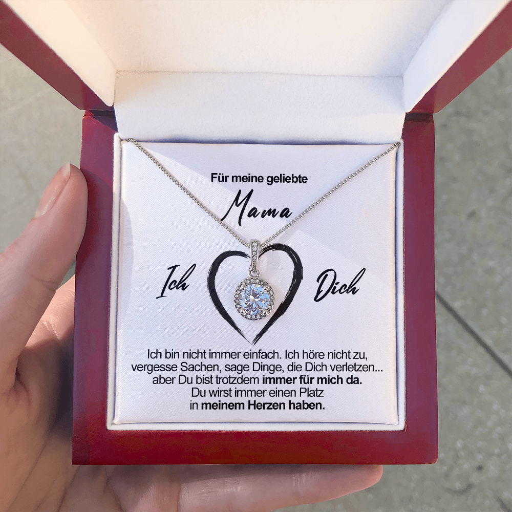 Sterling Silber Halskette - An meine geliebte Mama