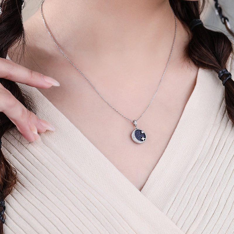 Mutter & Tochter Halskette - Stern Halskette zum Öffnen