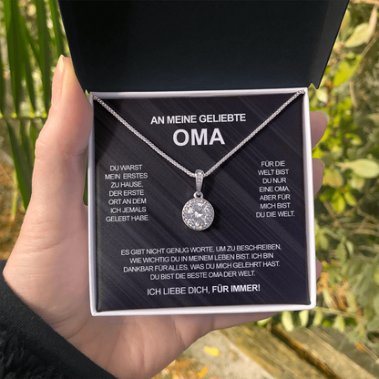 Kristall Halskette - An meine geliebte Oma