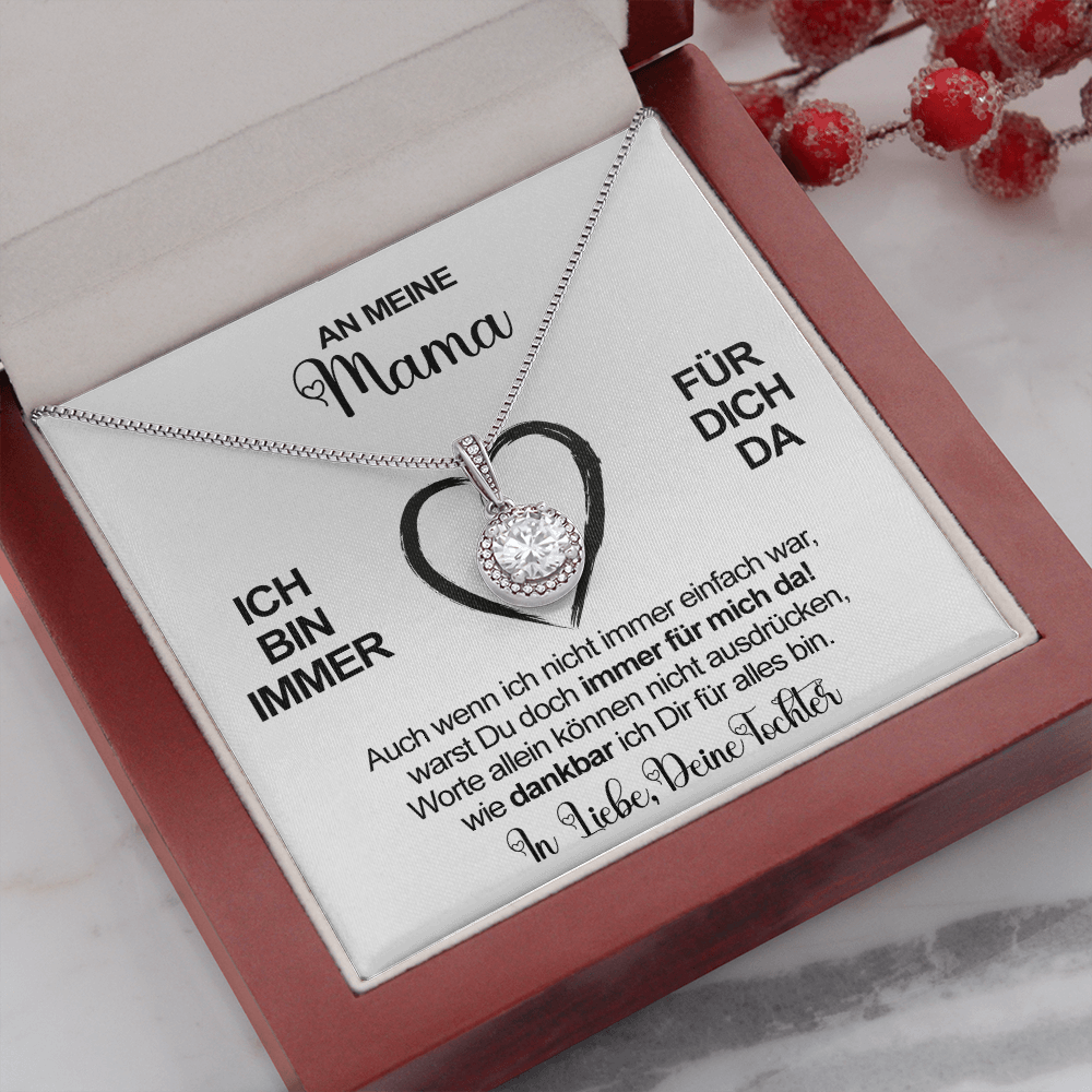 Sterling Silber Halskette - An meine Mama