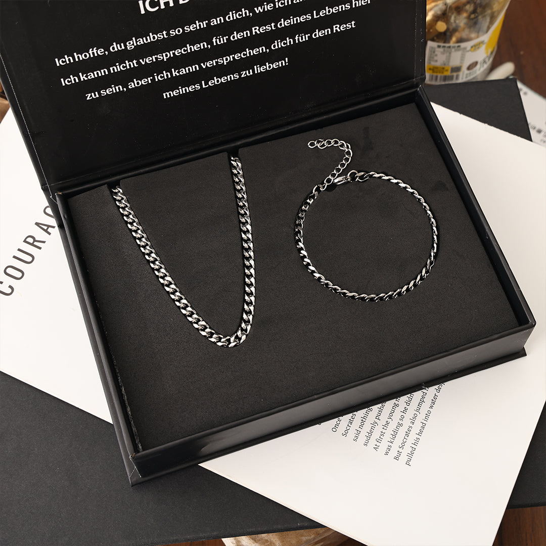 Luvellery Cuban Chain Set - An meinen Sohn