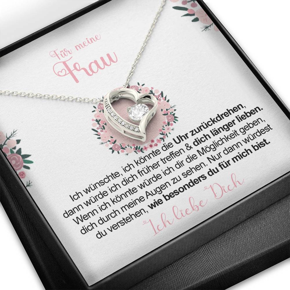 Sterling Silber Halskette - An meine zukünftige Frau