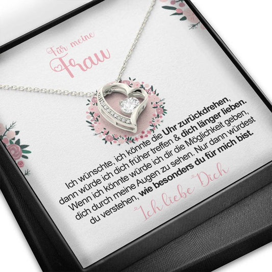 Sterling Silber Halskette - An meine zukünftige Frau
