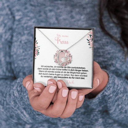 Sterling Silber Halskette - An meine zukünftige Frau