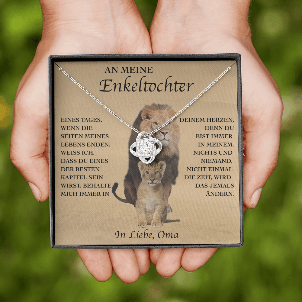 Sterling Silber Halskette - An meine Enkeltochter