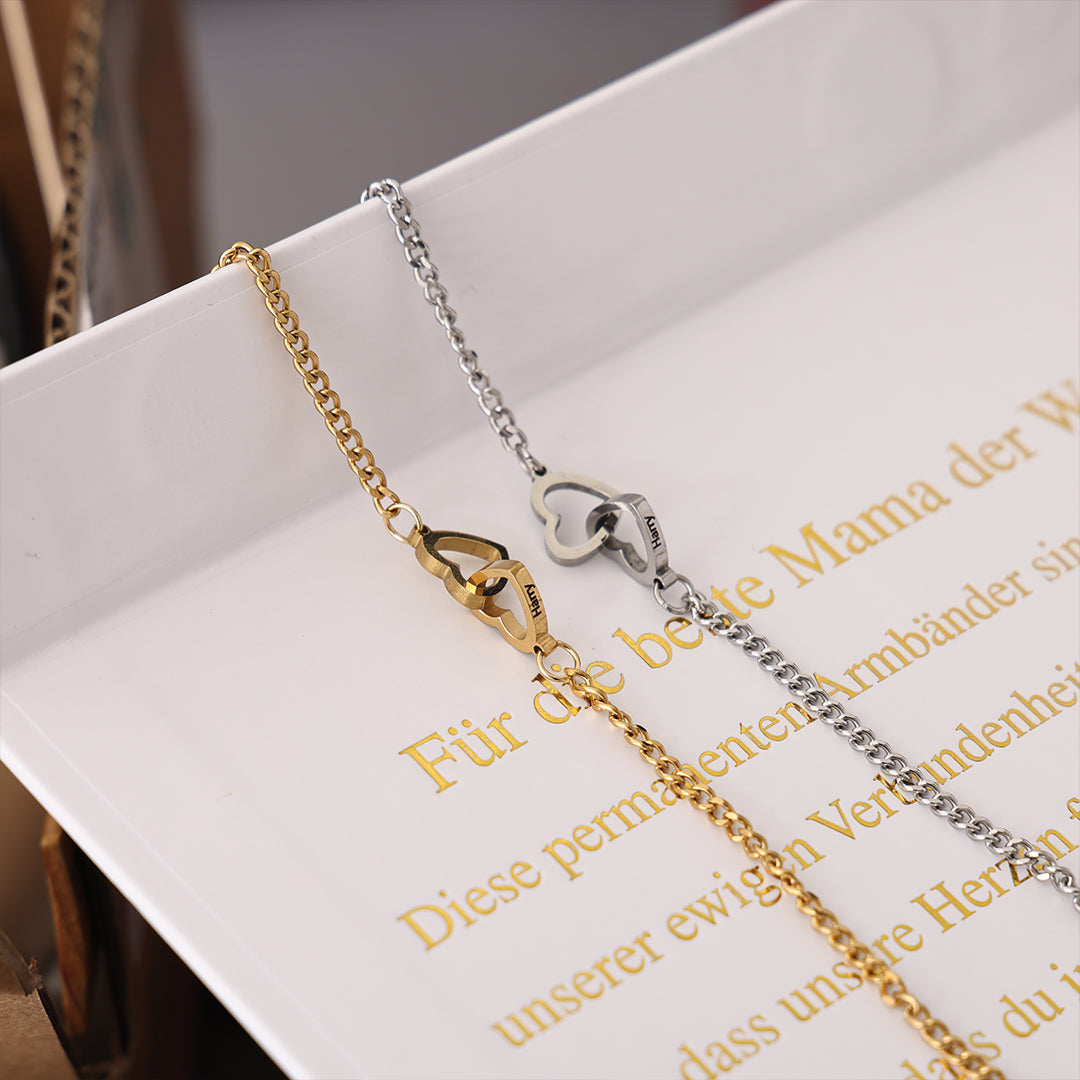 Luvellery Permanent-Armbänder mit Gravur - Beste Mama