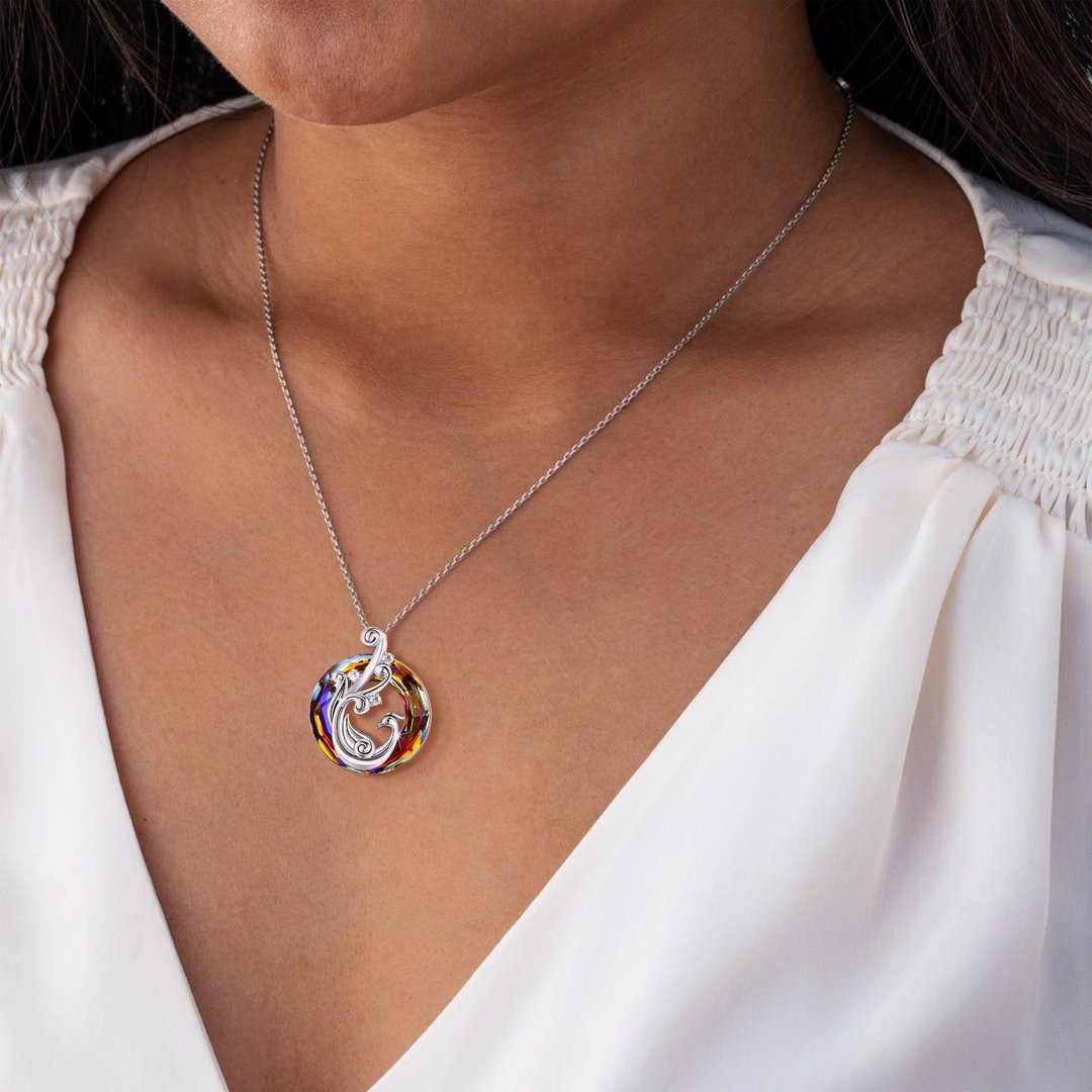 Kristall Halskette - Wiedergeburt & Ewigkeit