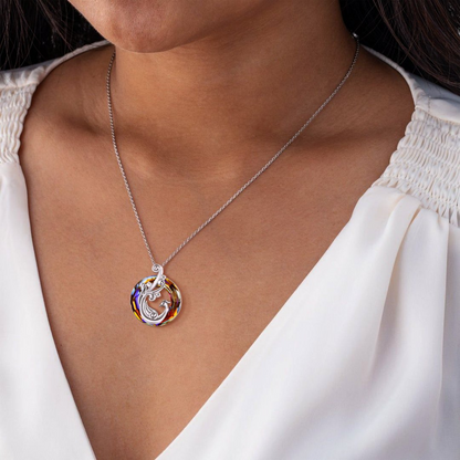 Kristall Halskette - Wiedergeburt & Ewigkeit