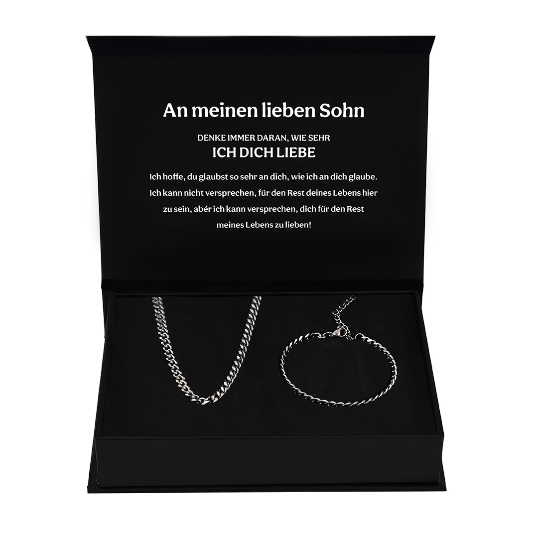 Luvellery Cuban Chain Set - An meinen Sohn