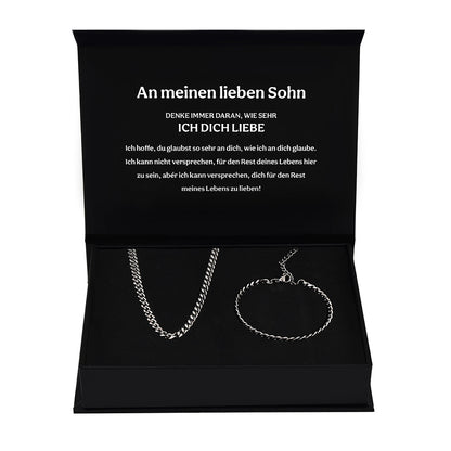 Luvellery Cuban Chain Set - An meinen Sohn