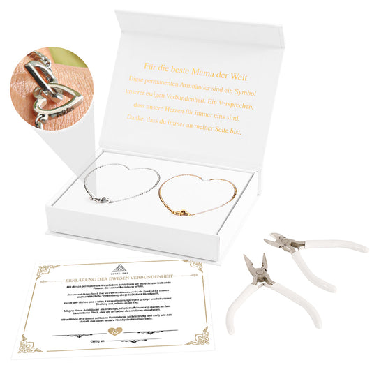 Luvellery Permanent-Armbänder mit Gravur - Beste Mama
