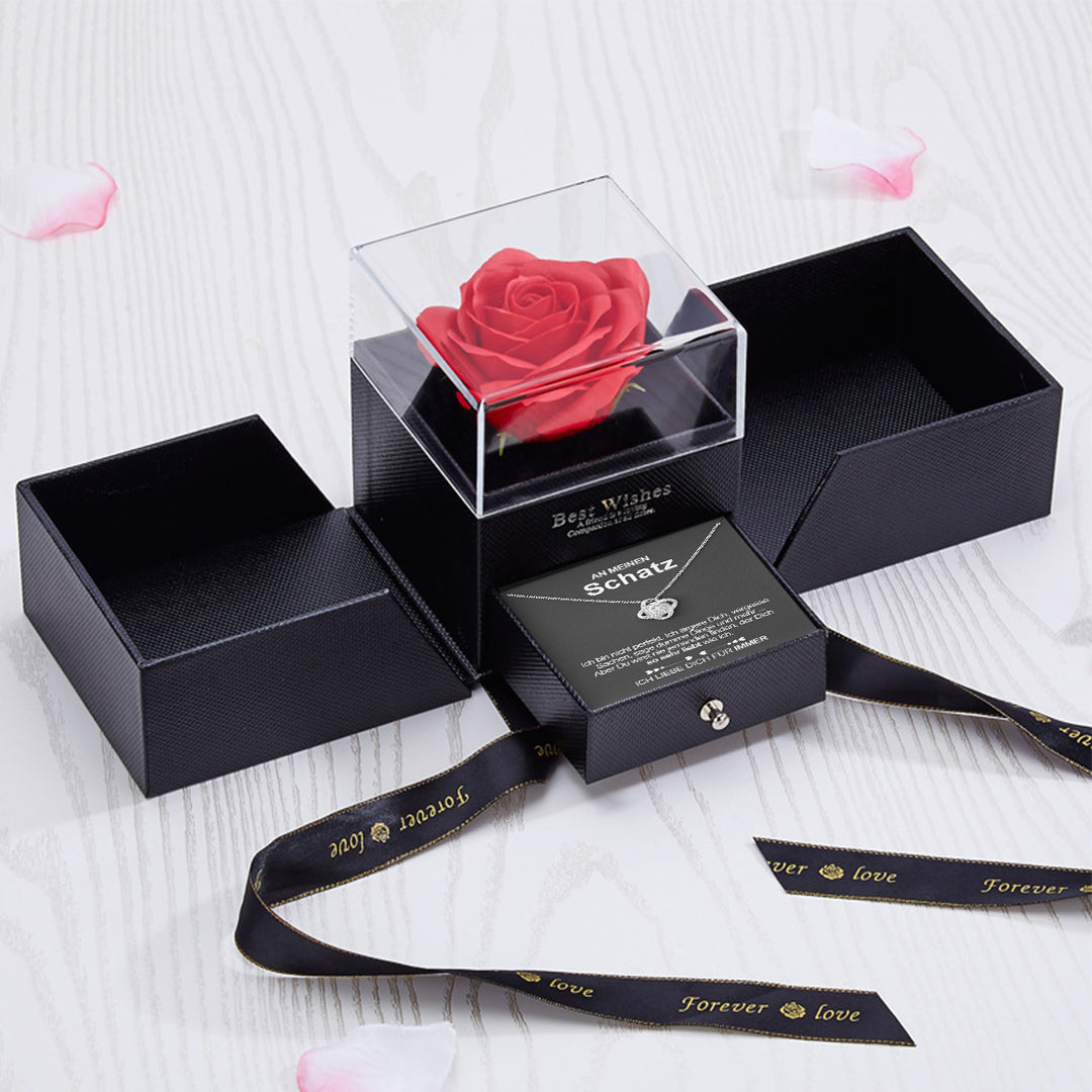 Sterling Silber Halskette - Geschenkbox - An meinen Schatz