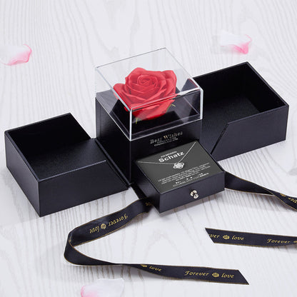 Sterling Silber Halskette - Geschenkbox - An meinen Schatz