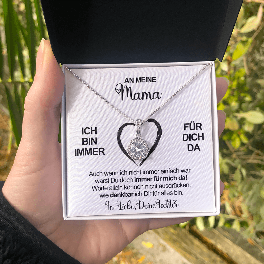 Sterling Silber Halskette - An meine Mama