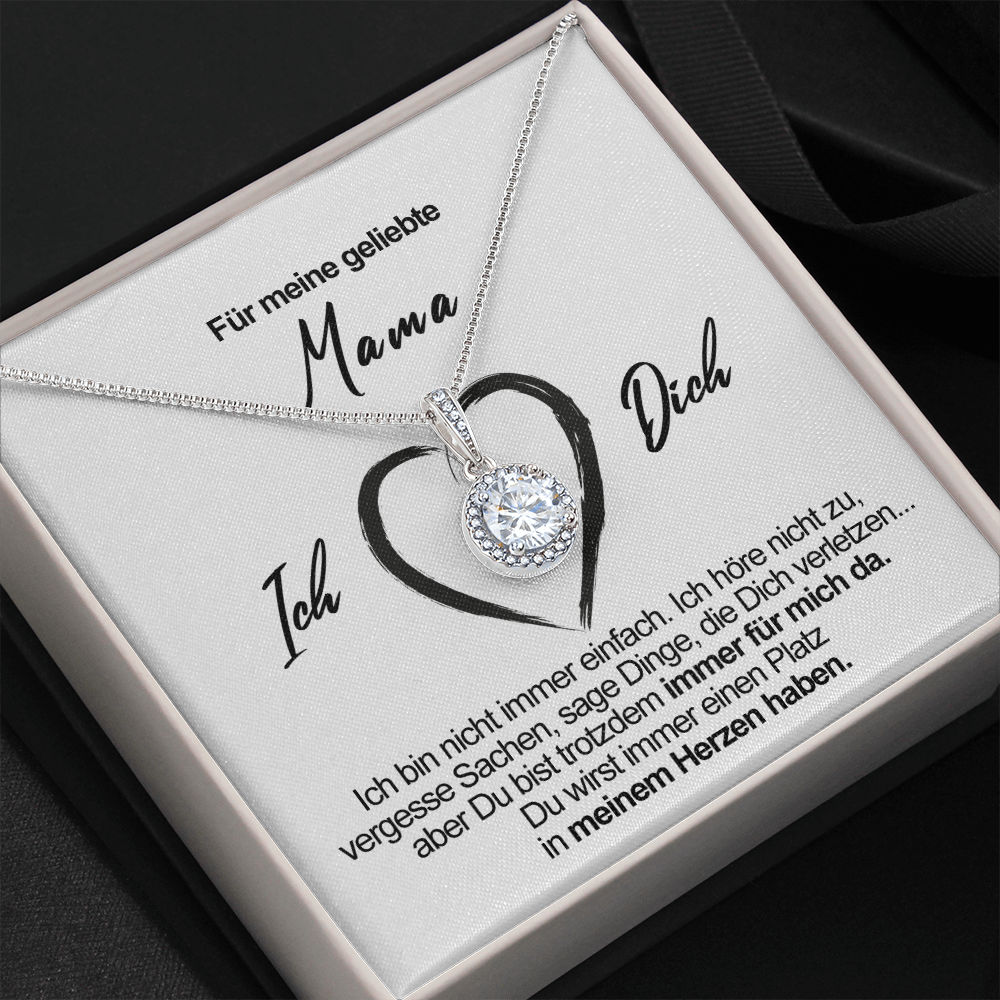 Sterling Silber Halskette - An meine geliebte Mama