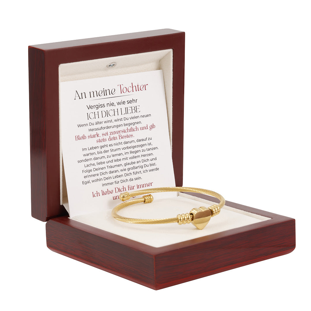 Herzarmband - Liebe dich für immer "Für meine Tochter"