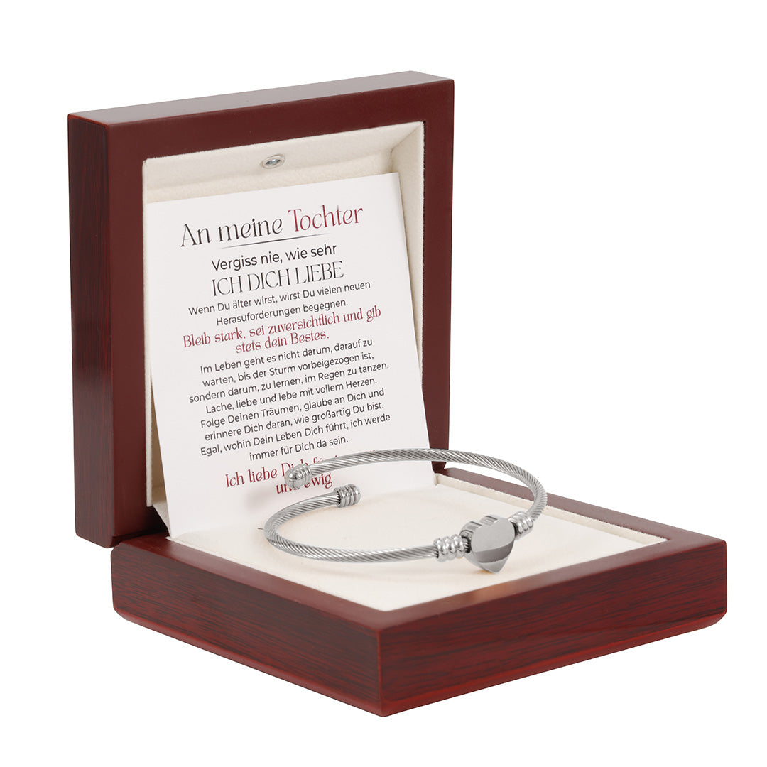 Herzarmband - Liebe dich für immer "Für meine Tochter"
