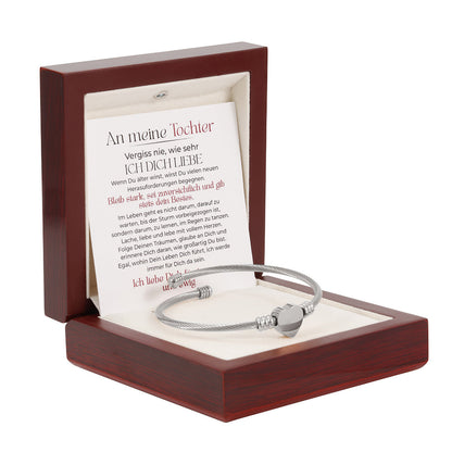 Herzarmband - Liebe dich für immer "Für meine Tochter"