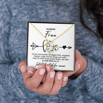 Sterling Silber Halskette - Für meine schöne Frau