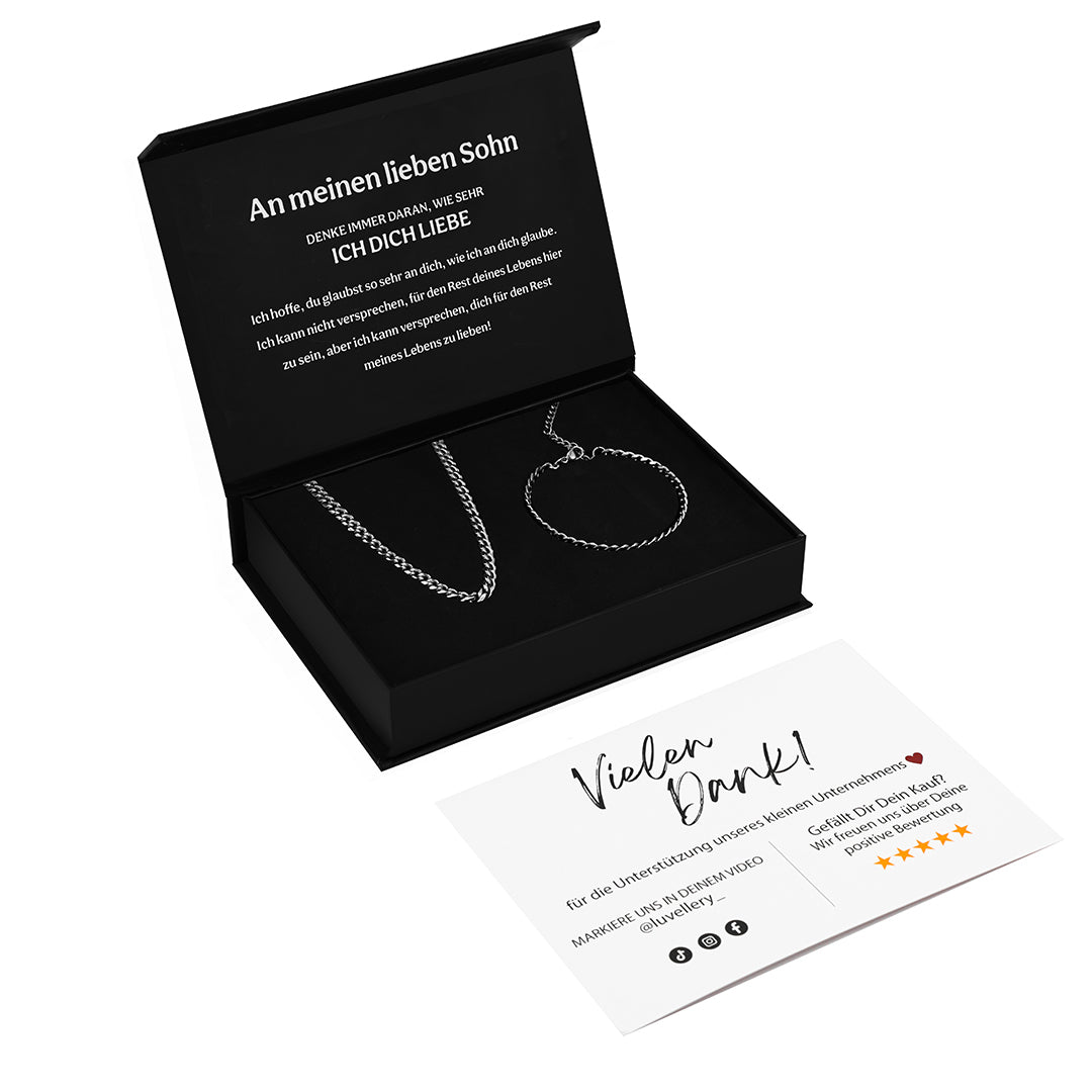 Luvellery Cuban Chain Set - An meinen Sohn