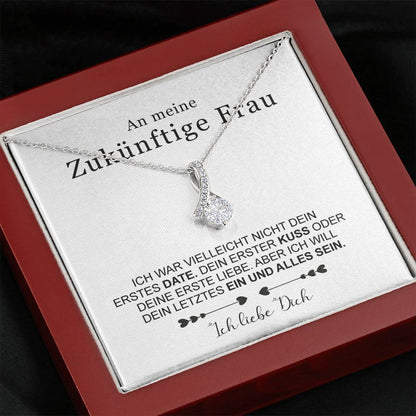 Sterling Silber Halskette - An meine zukünftige Frau