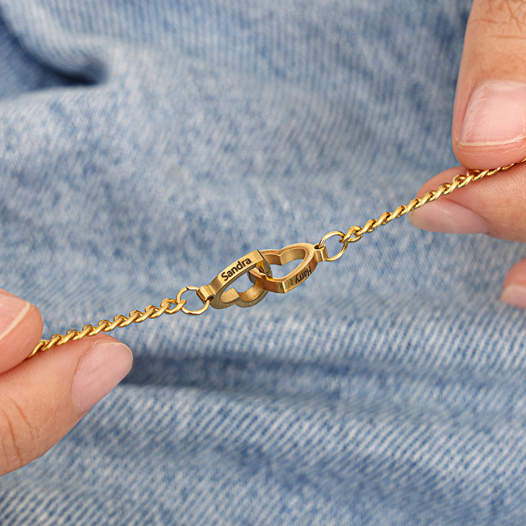 Luvellery Permanent-Armbänder mit Gravur - Beste Mama