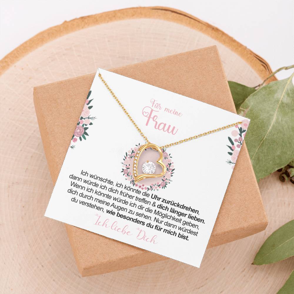 Sterling Silber Halskette - An meine zukünftige Frau