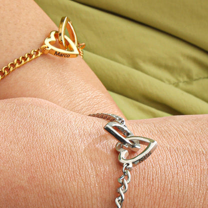 Luvellery Permanent-Armbänder mit Gravur - Beste Mama