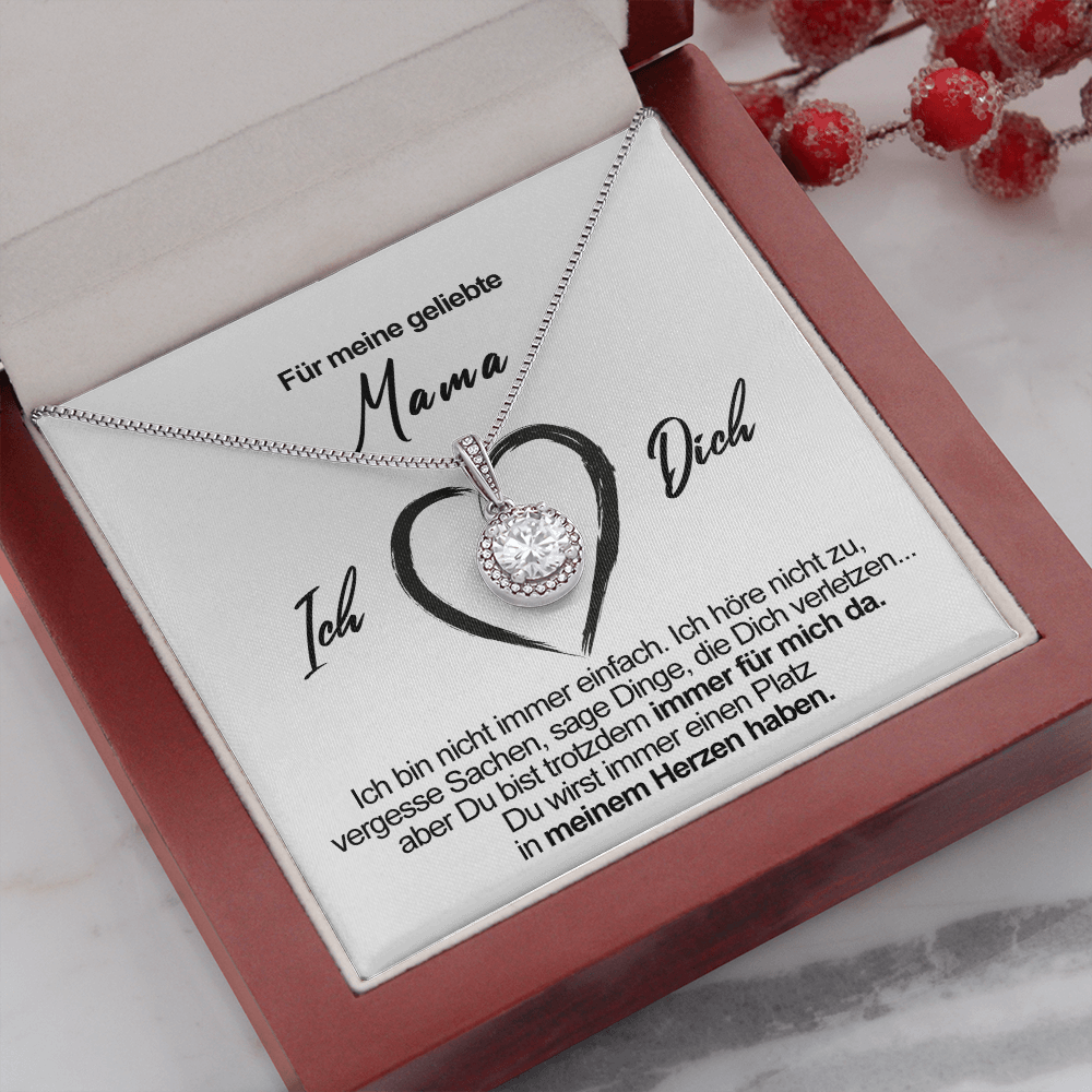 Sterling Silber Halskette - An meine geliebte Mama