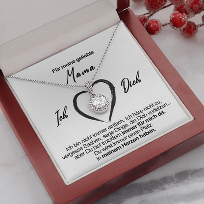 Sterling Silber Halskette - An meine geliebte Mama