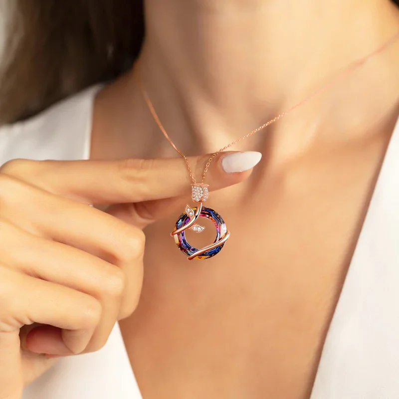 Kristall Halskette - An meine wunderschöne Frau