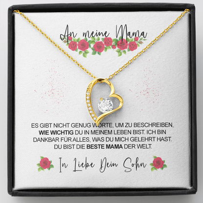 Luxus Halskette - An meine Mama