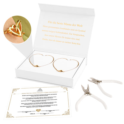 Luvellery Permanent-Armbänder mit Gravur - Beste Mama