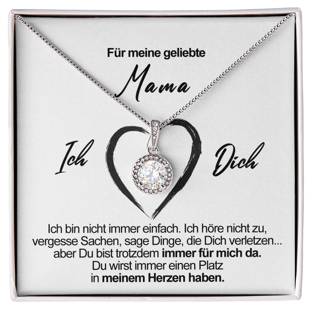 Sterling Silber Halskette - An meine geliebte Mama