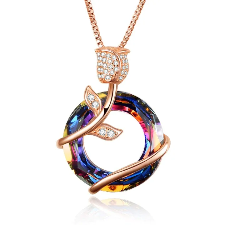 Kristall Halskette - An meine wunderschöne Frau