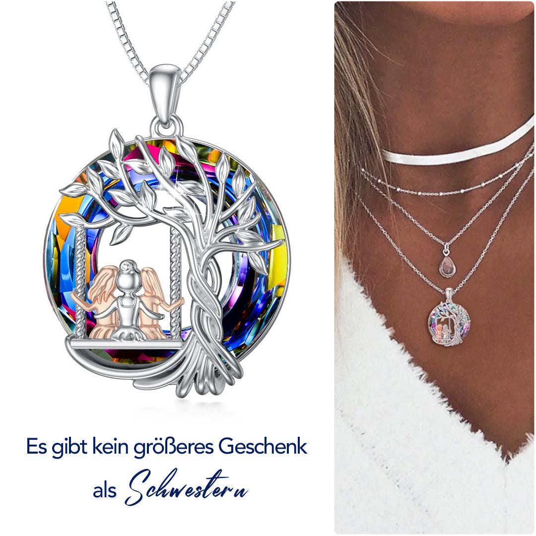 Kristall Halskette - An meine einzigartige Schwester